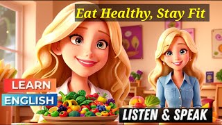 Eat Healthy Stay Fit | Improve Your English | English Listening Skills - Speaking Skills | English