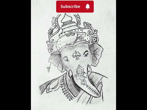 😍 Tried Drawing Ganesh Ji and This Happened ✨