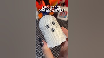 SPOOKY 3D printed ghost 👻 #halloween #3dprinting