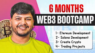 6Month Live Blockchain Bootcamp: Ethereum and Solana Blockchain | Hindi