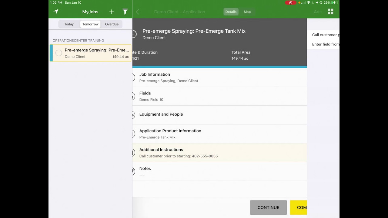 John Deere MyJobs App Overview