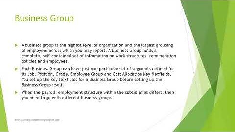 Oracle E-Business Suite - Organization Hierarchy - Technical Overview