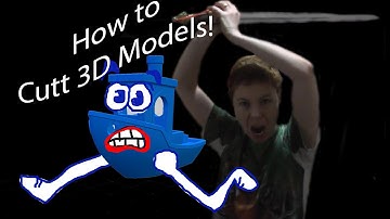 How to cut big 3D models for printing at home