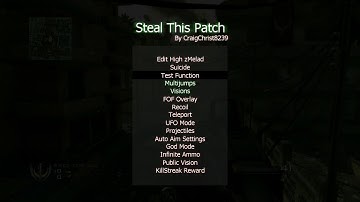 MW2 | TU9 | Steal This Patch | Multiplayer | GSC Mod Menu | (RGH/JTAG) [+Download]