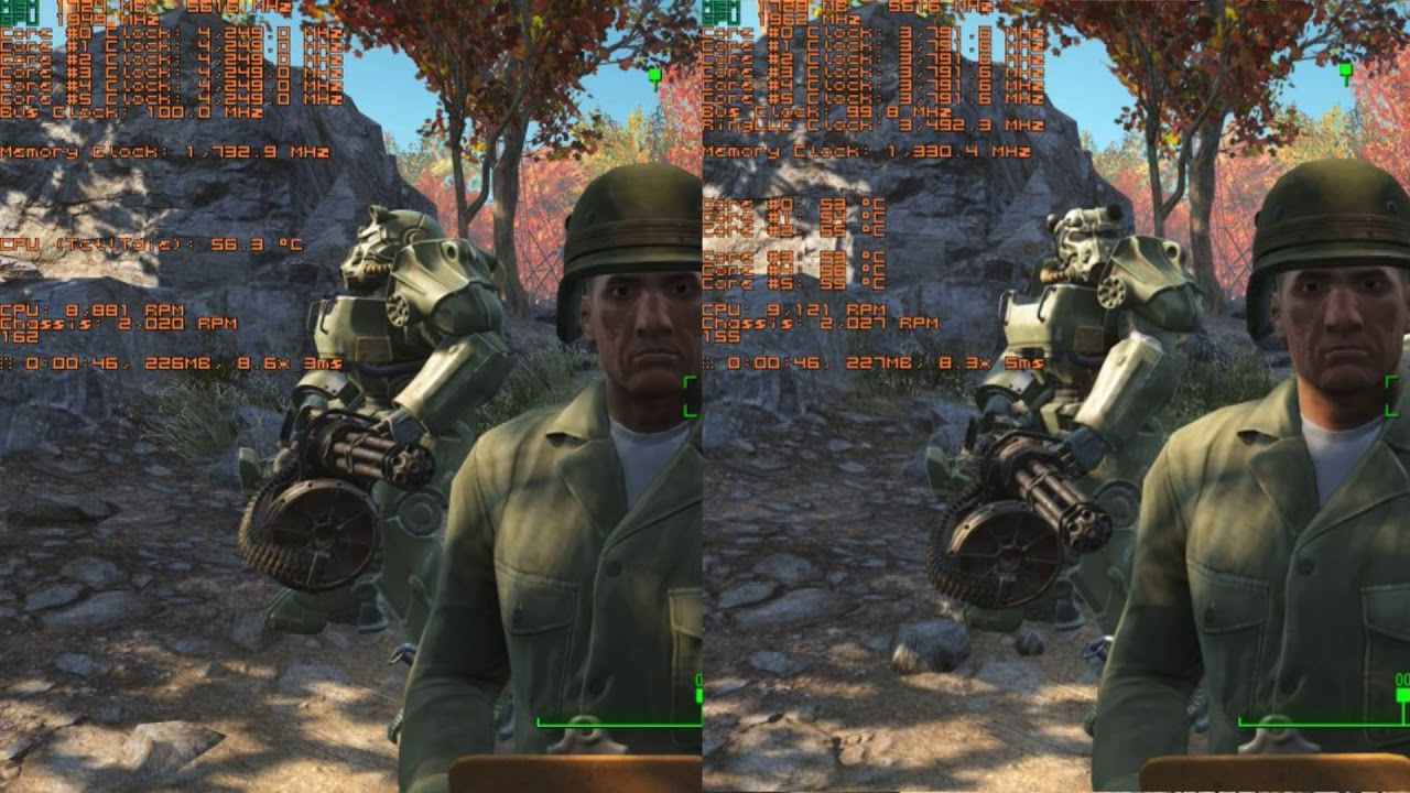 Ryzen 5 2600 (OC) vs Core i5-8400 (MCE - on)