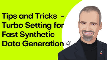 Tips and Tricks - Turbo Training Setting for Fast Synthetic Data Generation
