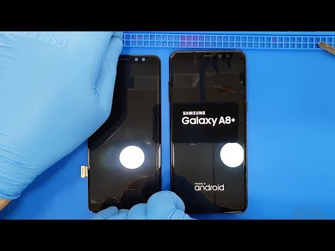 Penggantian skrin Samsung Galaxy A8 +