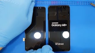การเปลี่ยนหน้าจอ Samsung Galaxy A8 +