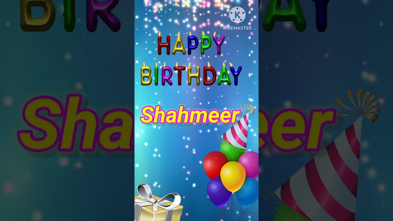 Happy birthday 🎂 Shahmeer |Colourful theme 🥳 Celebrate 🎉 your special day 