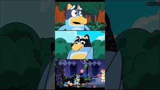 Bluey vs Orange Glitched Mod - Mobile Gameplay - Friday Night Funkin' Game