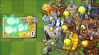 Plants Vs Zombies 2 Final Boss - Every Random Plant LEVEL 1000 Attack Pvz2 All Bosses Fight!