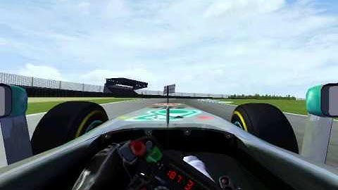 rFactor F1 VFR 2014 Lap onboard in Donington Park