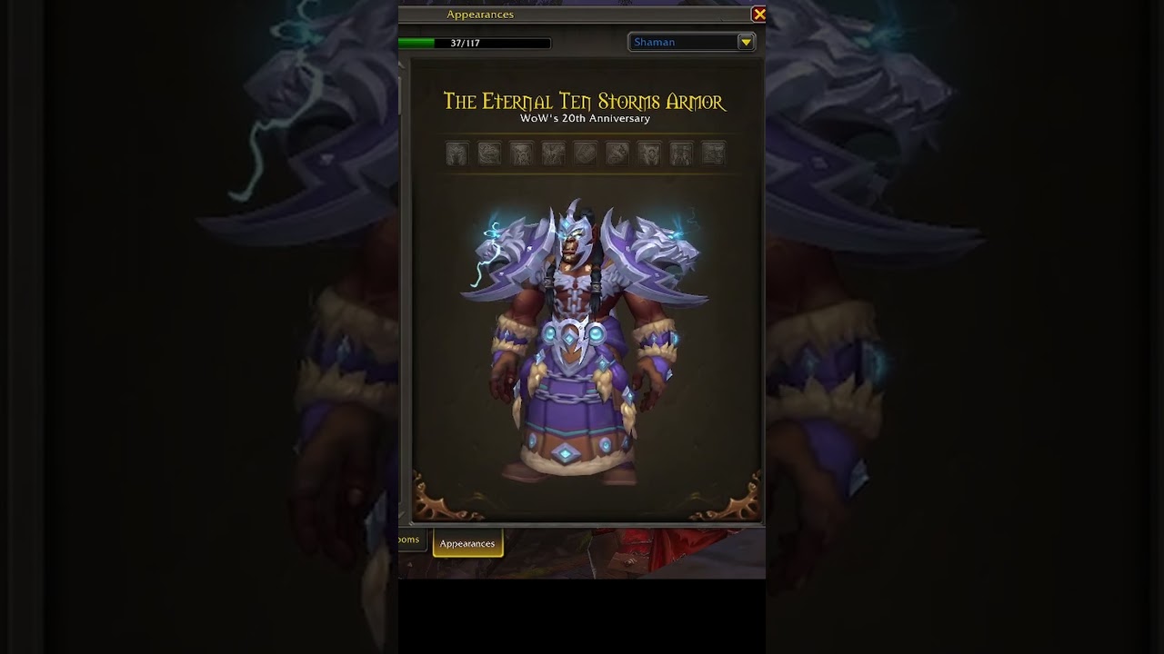 NEW Shaman Tier 2 Armor Set - 20th Anniversary World of Warcraft 