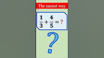 Adding fractions using the butterfly method | math tricks #short #addingfractions