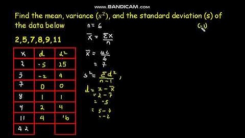 INTRODUCTION TO STATISTICS #Lesson 3: Standard deviation @UgMathTutor