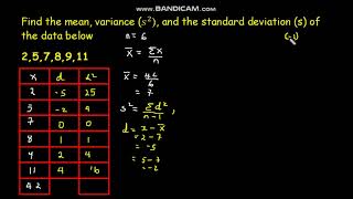 INTRODUCTION TO STATISTICS #Lesson 3: Standard deviation @UgMathTutor