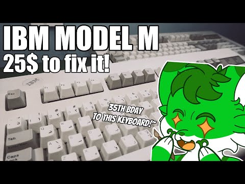 A STORY of how I FIX my IBM MODEL M! (I also BOUGHT another MODEL M for $25!)