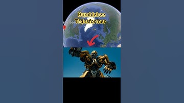 Bumblebee Transformer found in Google Map and Google earth 🌎