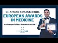 🏆European Awards in Medicine al DR. Antonio Fernández Brito en la especialidad: HAIR SURGERY.🏅👨🏽‍⚕️