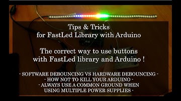 The correct way to use buttons with FastLed library, Arduino and WS2812 NEOPIXEL