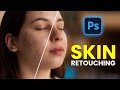 Photoshop Skin Retouching Tutorial Hindi | Easy & Natural Method