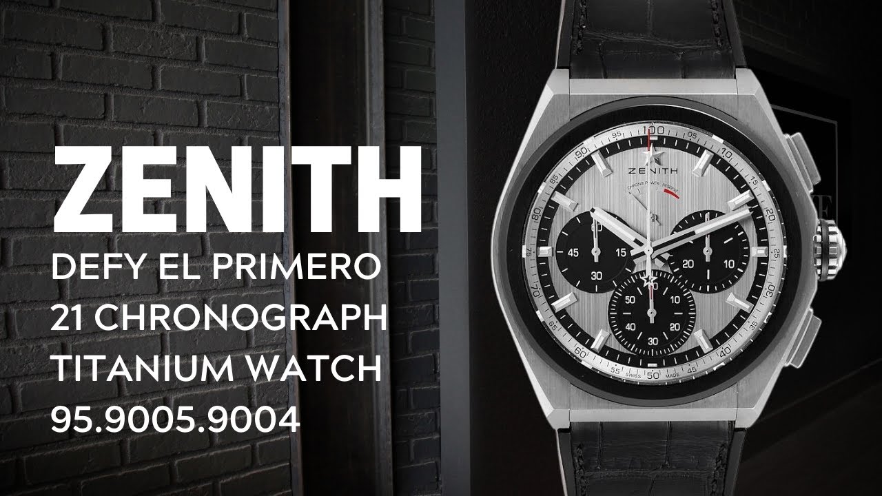 Zenith Defy El Primero 21 Chronograph Titanium Watch 95.9005.9004