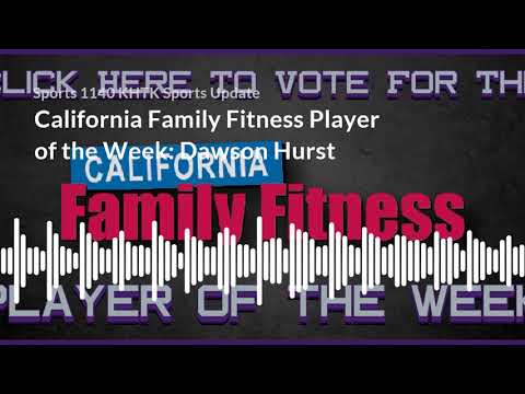 California Family Fitness Player of the Week Dawson Hurst