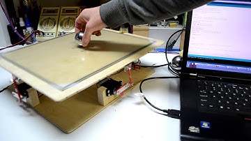 Ball Balancing Table with Resistive Touch Screen Functionality video