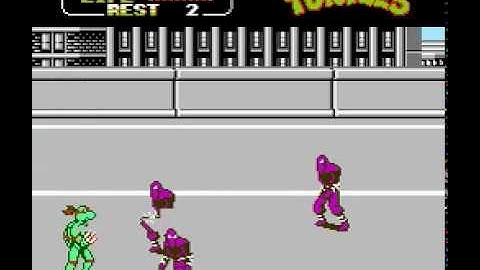 Teenage Mutant Ninja Turtles 2, Scene 4 (NES)