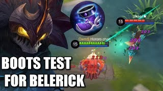 BELERICK'S PASSIVE DAMAGE TEST WITH ARCANE BOOTS