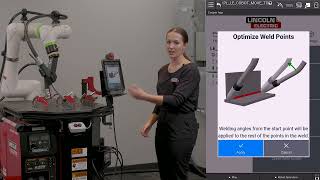 Cooper App – How To Set Weld Angles – Lincoln Electric Cobot Training Video