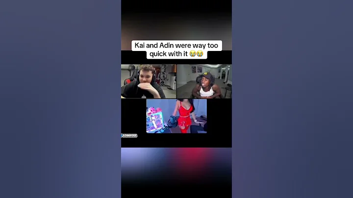 Kai Cenat and Adin were way too quick with it 😭😭 #adinross #fyp  #kaicenat #fyp