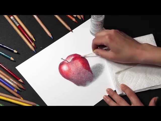 Colored Pencil Drawing Technique: Blending with Solvent, Kirsty Partridge  Art