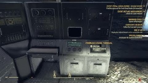 Fallout 76 Enclave - Communication Terminal - anyone with a theory?