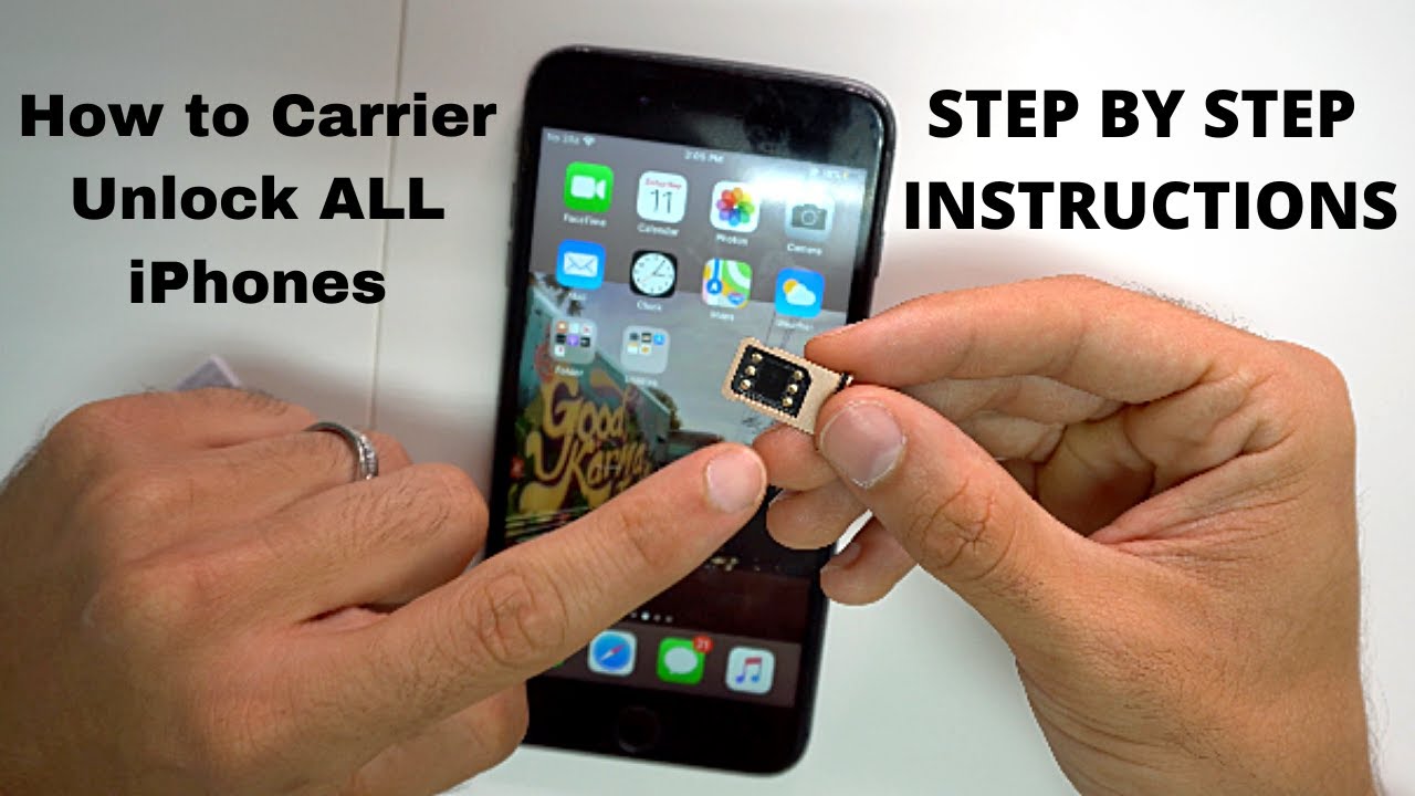 How To Carrier Unlock All Iphones Unpaid Bills Sprint Iphones Supported Youtube