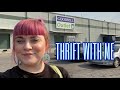 Come Thrifting with me to the Goodwill Outlet + Huge Try on Thrift Haul | Vintage, Cottage Core Etc.