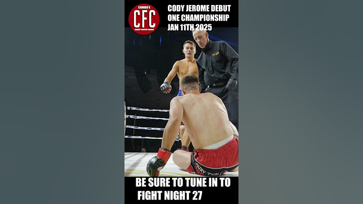 Cody Jerome will Debut ONE Fight Night 27 Jan 11 Amazon Prime #muaythai #kickboxing #onechampionship