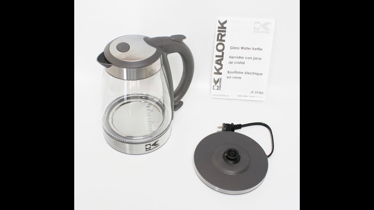 digital glass kettle