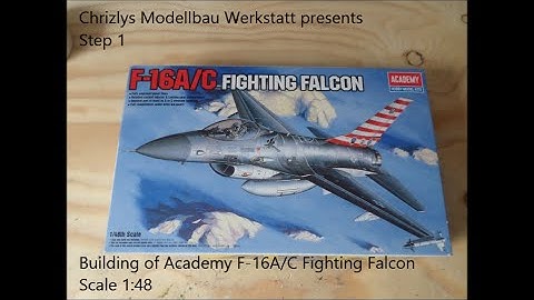 Step1 production F-16C from  Academy Scale 1:48 by Chrizlys Modellbau Werkstatt