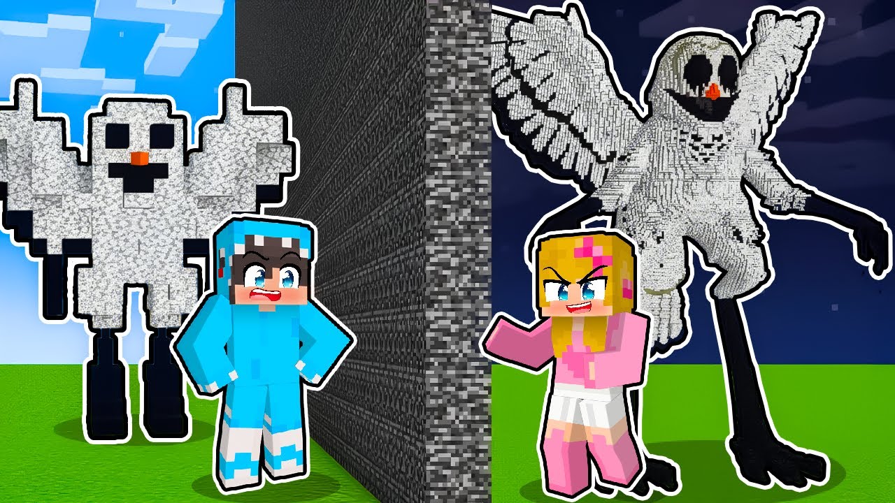 LUNA VS LUKA SOVA 99 NOCI U SUMI BUILD BATTLE!