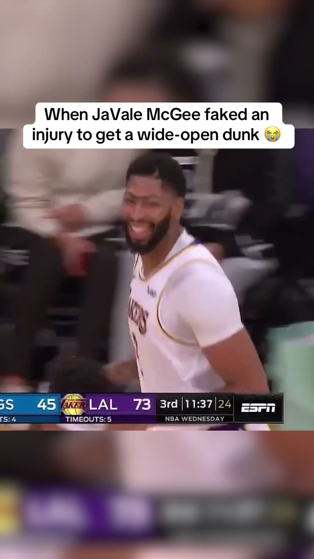JaVale was wild for this ?