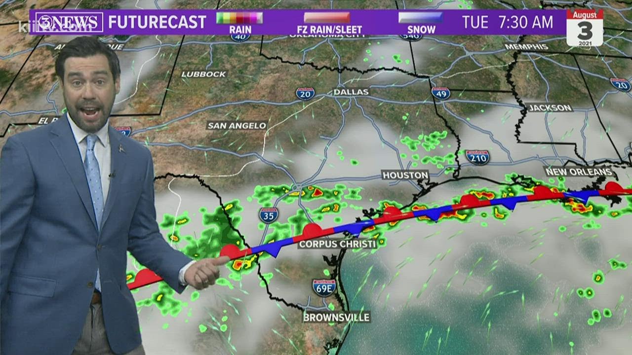 Alan Holt KIII South Texas Weather Forecast 08022021 YouTube