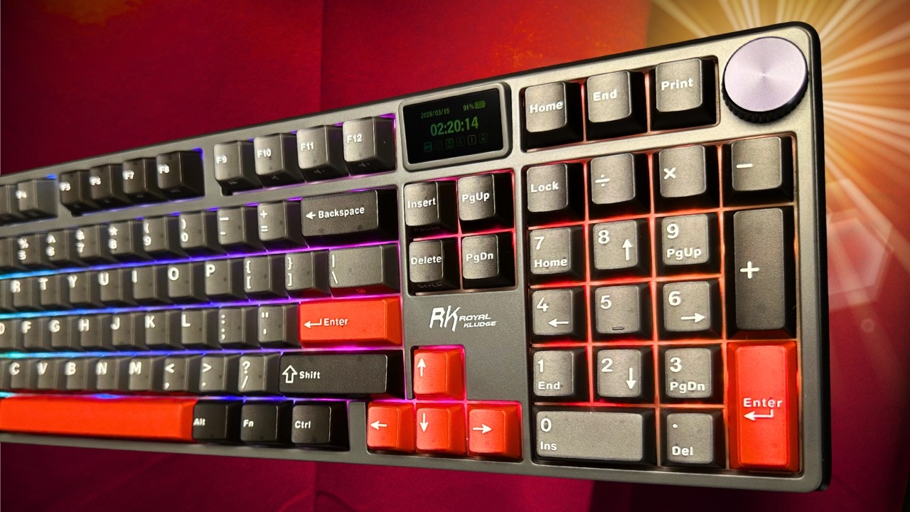 Premium Keycaps | Royal Kludge RK S104 Mechanical Keyboard Review
