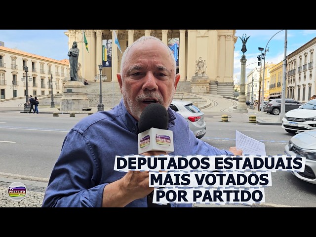 Deputados Estaduais RJ mais votados por partido