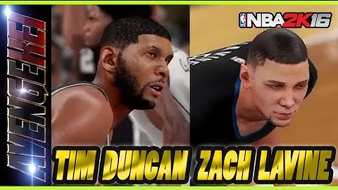 NBA 2K16 - How to create Tim Duncan Zach LaVine Preview Set 9