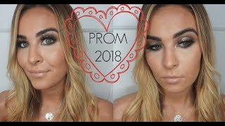 ♡Glam Bridal/Prom Makeup Tutorial 2018 on Jen Baldari♡