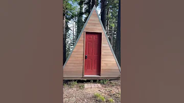Micro A Frame Treehouse Tour Diy Aframecabin Treehouse 