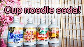 CUP NOODLE SODA | Japanese ramen soda review カップヌードルソーダ by Harpist in Japan 1,905 views 2 years ago 7 minutes, 49 seconds