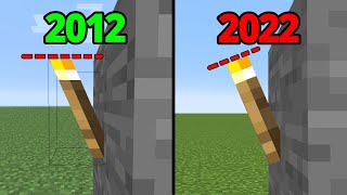 how minecraft have changed