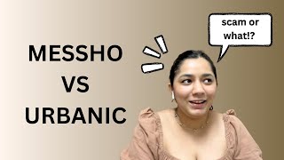 I bought similar outfits from MEESHO & URBANIC  // REVIEW & TRY ON HAUL // #meesho #urbanic